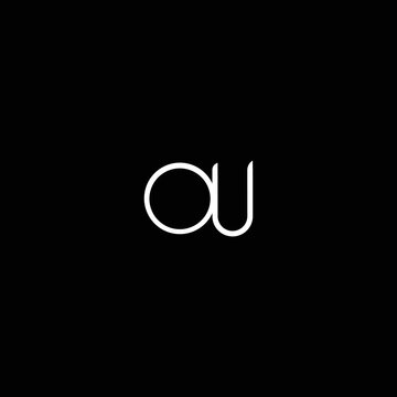 OU OU Logo Design, Creative Minimal Letter OU OU Monogram