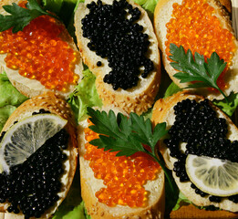 appetizer with caviar - 524827415