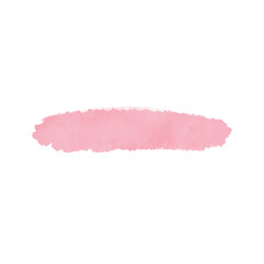 pink watercolor brushstroke