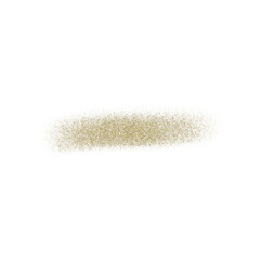 Fototapeta na wymiar gold glitter brushstroke