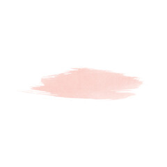 peach watercolor brushstroke