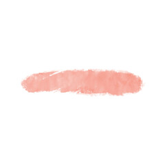 peach watercolor brushstroke