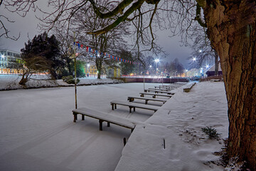 Winterabend in Oldenburg