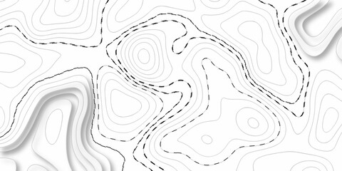 abstract Pattern with Topographic map and maunt map with river and sea background. Line topography map contour background, geographic grid. Abstract vector illustration.	
