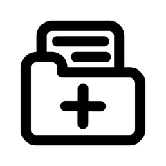 Obraz premium Hospital Icon Outline