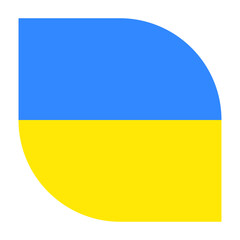Ukrainian flag, official colors and proportion correctly. National Ukraine flag. Vector illustration
