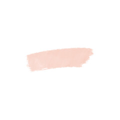 peach watercolor brushstroke
