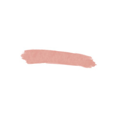 peach watercolor brushstroke