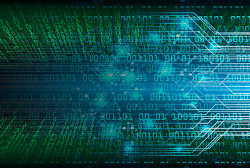 cyber circuit future technology concept background