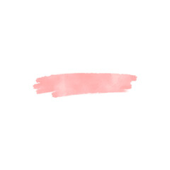 peach watercolor brushstroke