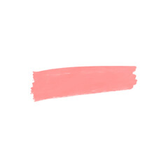 peach watercolor brushstroke