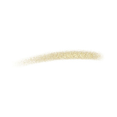 gold glitter brushstroke