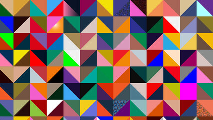 colorful geometric pattern, seamless wallpaper for tile, banner, tableclothe