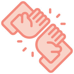 greeting two tone icon