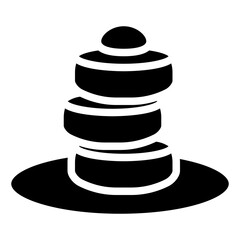 JAPANESE PANCAKE glyph icon