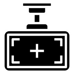 Fototapeta premium VIDEO CAMERA glyph icon