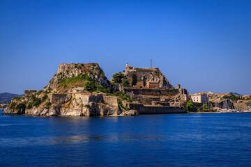 Fototapeta na wymiar Corfu city, Corfu island, Greece