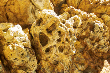 rocks and rocks on the sea