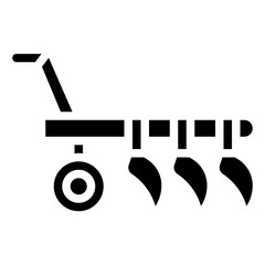 PLOWING glyph icon