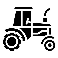 TRACTOR glyph icon