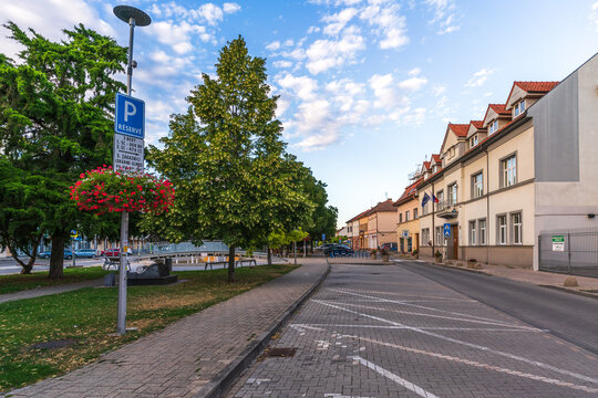 City hall in city Senec, main square