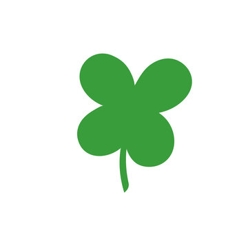 four leaf cover vector good luck symbol.