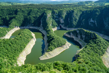Kanion Uvac Serbia Bałkany