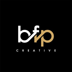 BFP Letter Initial Logo Design Template Vector Illustration