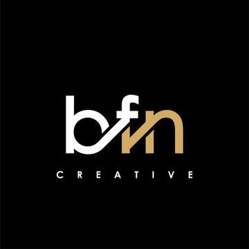 BFN Letter Initial Logo Design Template Vector Illustration
