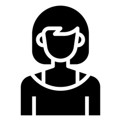 women glyph icon