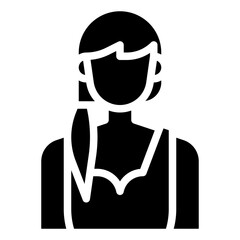 women glyph icon