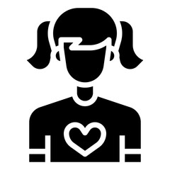 women glyph icon