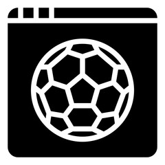 Naklejka premium SPORT glyph icon