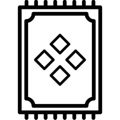 Obraz premium Prayer Mat Icon