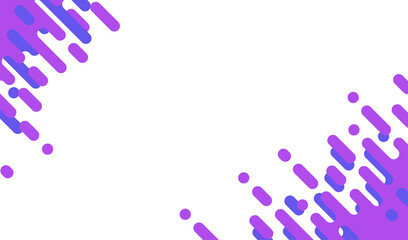 Abstract pattern purple blue Rounded Lines Halftone Transition. on white background , vertical rounded stripes.