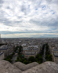 Fototapeta premium Aerial view of Paris