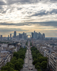 Aerial view of Paris