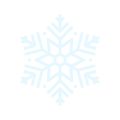 Vector beautiful snowflake design collection For the winter season that comes with Christmas in the New Year.
