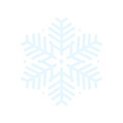 Vector beautiful snowflake design collection For the winter season that comes with Christmas in the New Year.