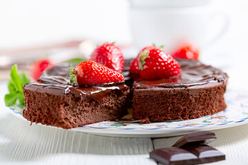 Dessert without sugar and flour.