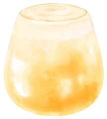 summer fruit drink watercolor