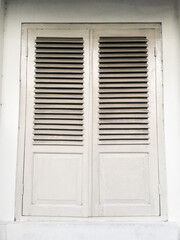 white vintage door