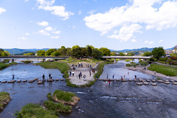 5月の鴨川デルタ