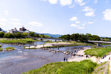 5月の鴨川デルタ