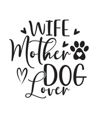 Dog t shirt, mug design