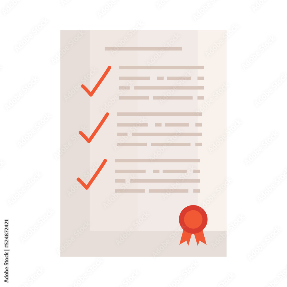 Sticker document file paper format