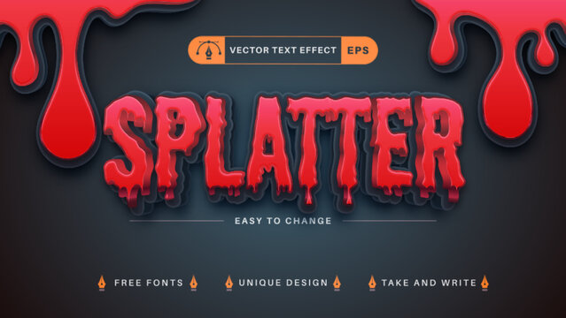  Editable Text Effect, Font Style