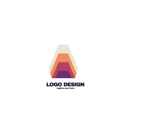 modern and simple logo design concept . logo for company vector file eps 10. logo with simple and gradient color template