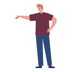 blond man avatar character