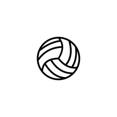 Volleyball icon - vector illustration, volleyball emblem design on a white background. Suitable for your design need, logo, illustration, animation, etc.